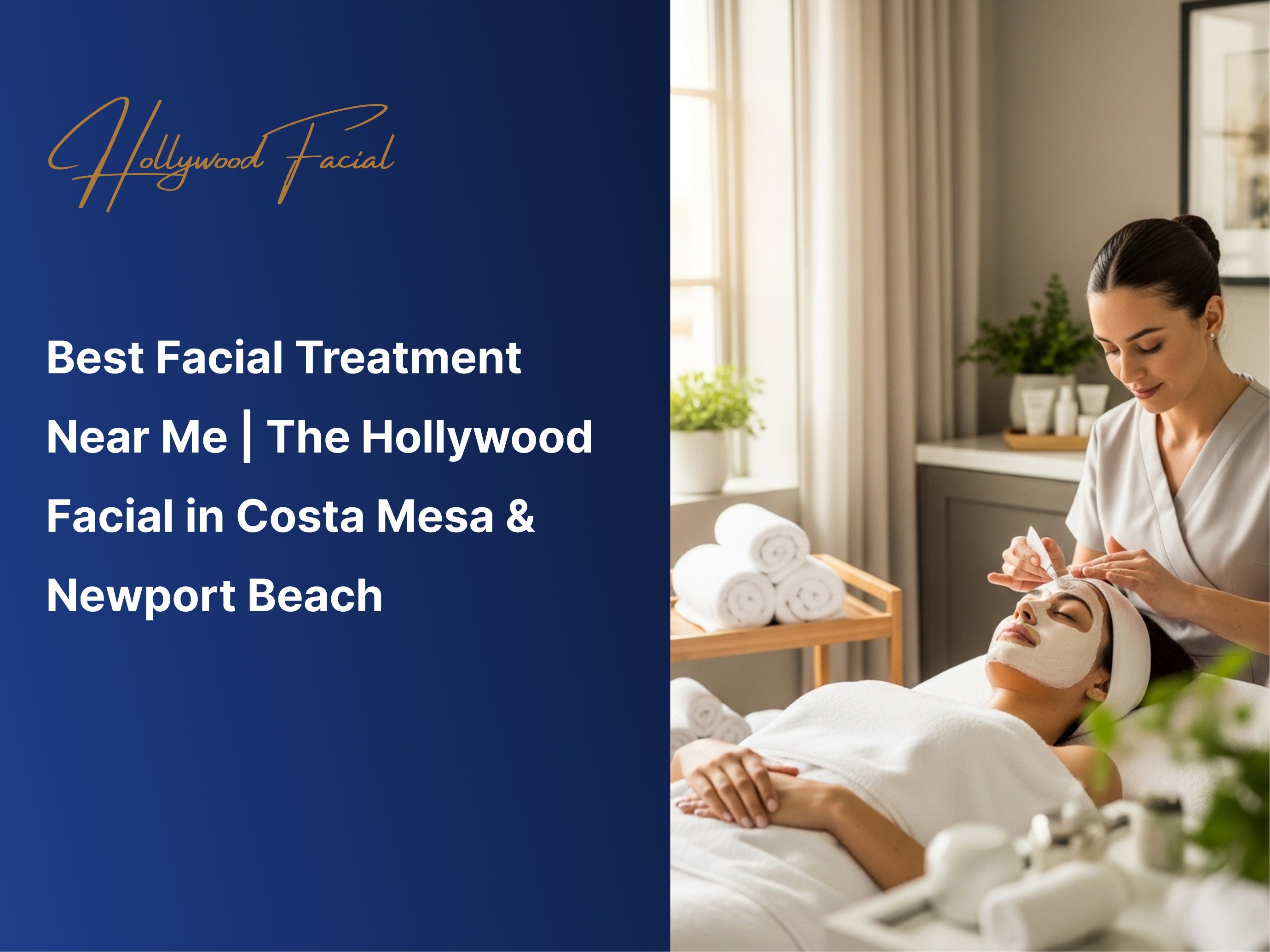 Best Facial Treatment Near Me | The Hollywood Facial in Costa Mesa & Newport Beach